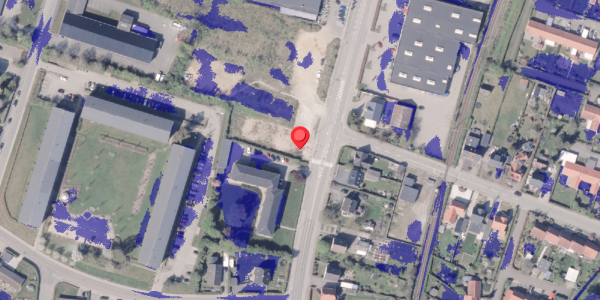 Ekstrem regn på Rådhusgade 79, 8300 Odder