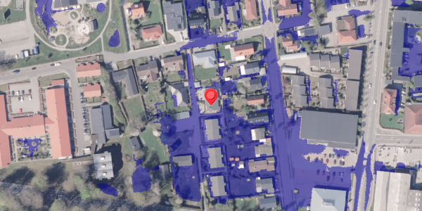 Ekstrem regn på Rodstensgade 5B, 8300 Odder