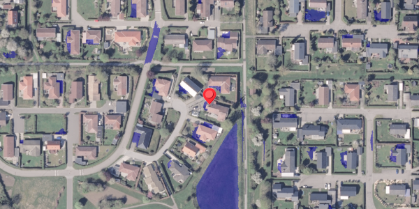 Ekstrem regn på Saloparken 212, 8300 Odder