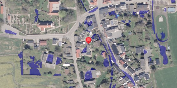 Ekstrem regn på Samsøgade 1, 8300 Odder