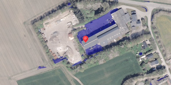 Ekstrem regn på Skolebakken 21, 8300 Odder
