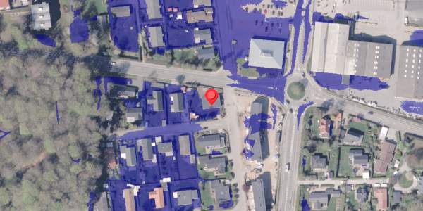 Ekstrem regn på Skovly 1, 8300 Odder