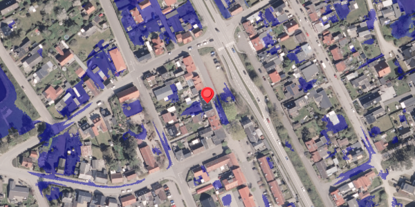 Ekstrem regn på Søndergade 27, 8300 Odder