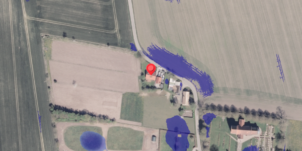 Ekstrem regn på Troldbjergvej 11, 8300 Odder