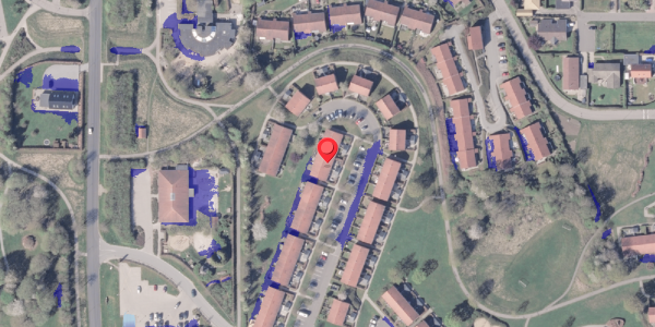 Ekstrem regn på Venneslaparken 37, 8300 Odder