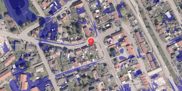Ekstrem regn på Vestergade 11, 8300 Odder