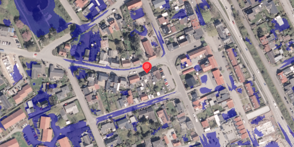 Ekstrem regn på Vestergade 13, 8300 Odder