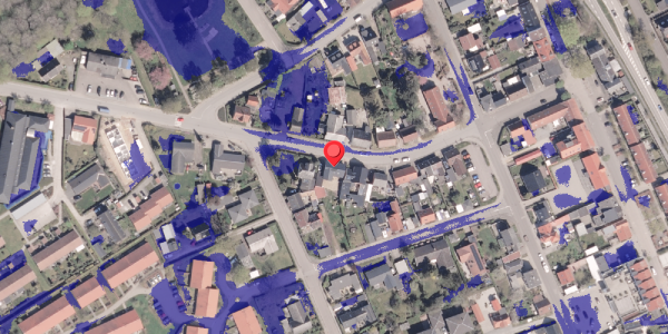 Ekstrem regn på Vestergade 25, 8300 Odder