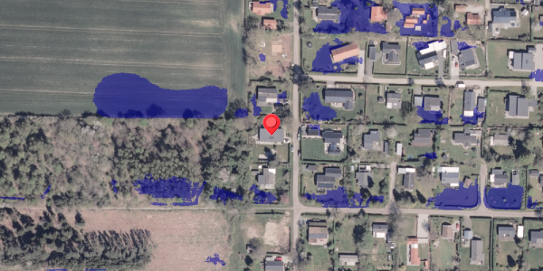 Ekstrem regn på Vesterhedevej 14, 8300 Odder