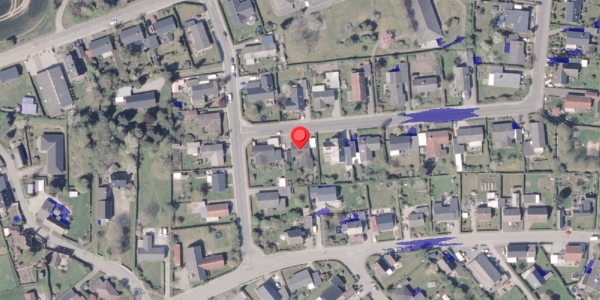 Ekstrem regn på Vinkelager 4, 8300 Odder