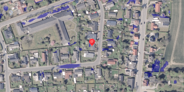 Ekstrem regn på Vinkelager 15, 8300 Odder