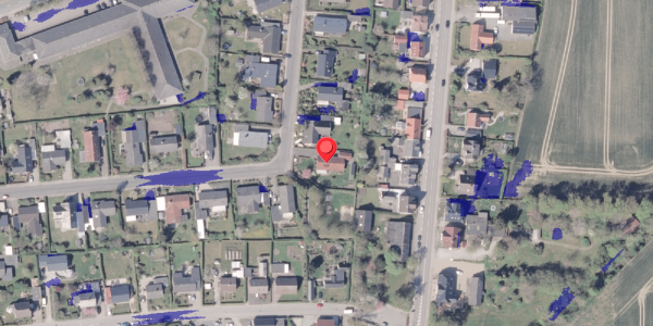 Ekstrem regn på Vinkelager 20, 8300 Odder