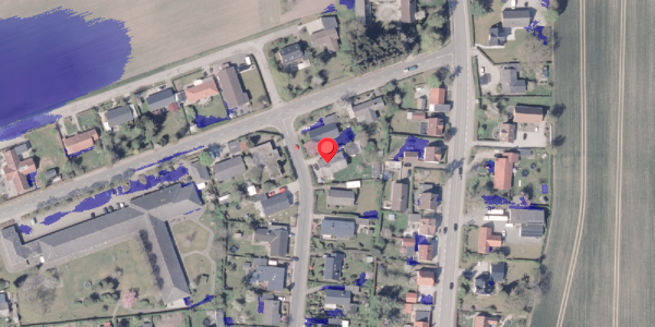 Ekstrem regn på Vinkelager 32, 8300 Odder