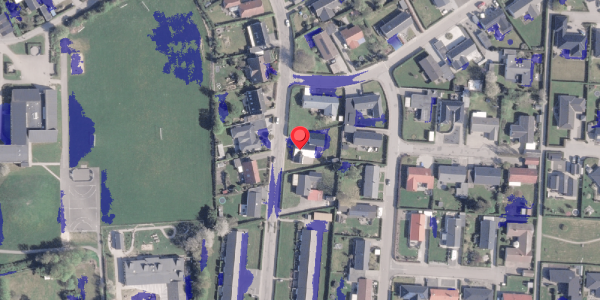 Ekstrem regn på Bindeledet 30, 8981 Spentrup