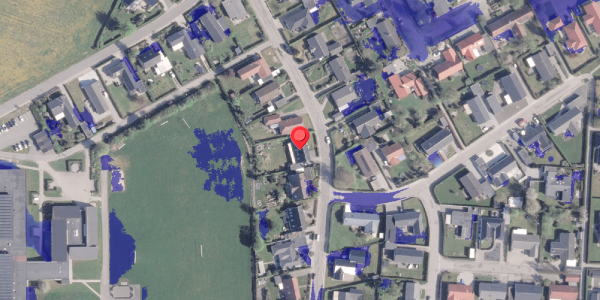 Ekstrem regn på Bindeledet 33, 8981 Spentrup