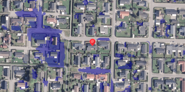 Ekstrem regn på Modesvej 3, 8981 Spentrup