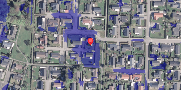 Ekstrem regn på Modesvej 9, 8981 Spentrup