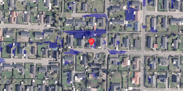 Ekstrem regn på Valhalsvej 4, 8981 Spentrup