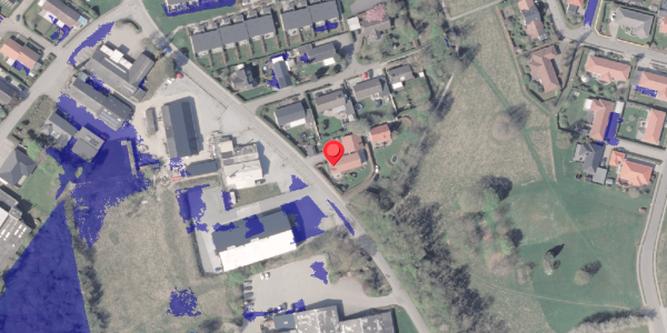 Ekstrem regn på Sortevej 21, 8543 Hornslet