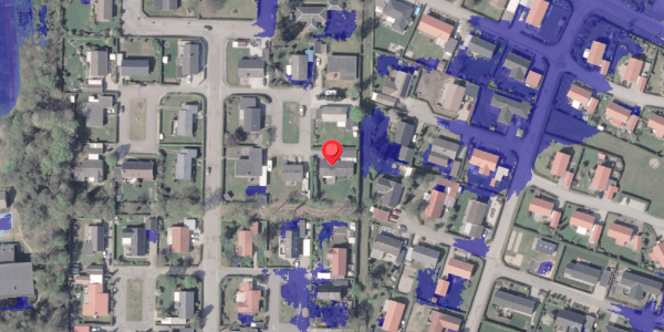 Ekstrem regn på Fyrreparken 28, 8961 Allingåbro