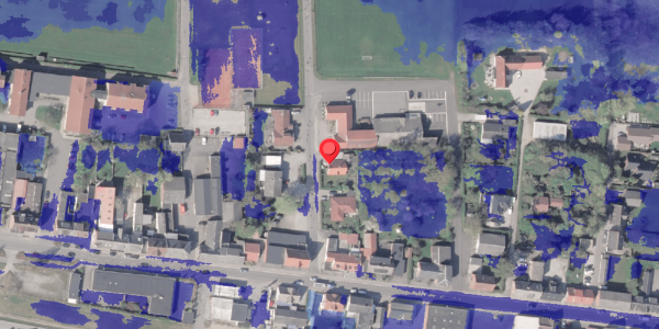 Ekstrem regn på Markedsplads 4, 8961 Allingåbro