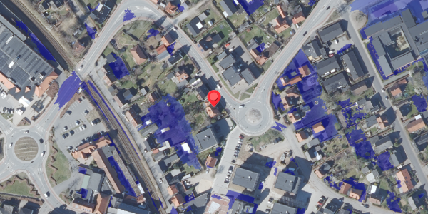Ekstrem regn på Silkeborgvej 3, 8680 Ry