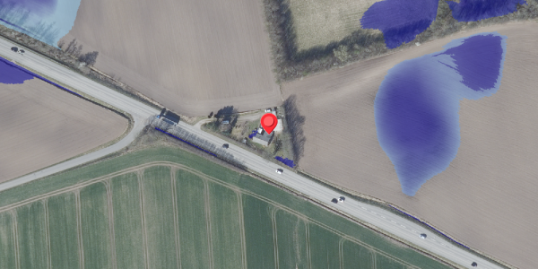 Ekstrem regn på Skanderborgvej 101, 8660 Skanderborg