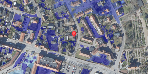 Ekstrem regn på Stadionalle 3, 8680 Ry