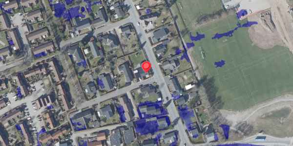 Ekstrem regn på Thorsvej 7, 8680 Ry