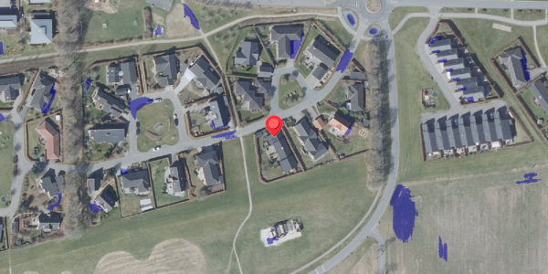 Ekstrem regn på Tippethøj 15, 8680 Ry