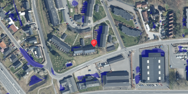 Ekstrem regn på Dalsvinget 21, 8600 Silkeborg