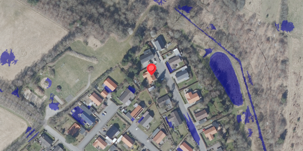 Ekstrem regn på Dalen 11, 8660 Skanderborg