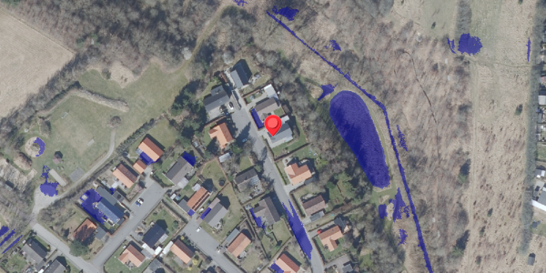 Ekstrem regn på Dalen 16, 8660 Skanderborg