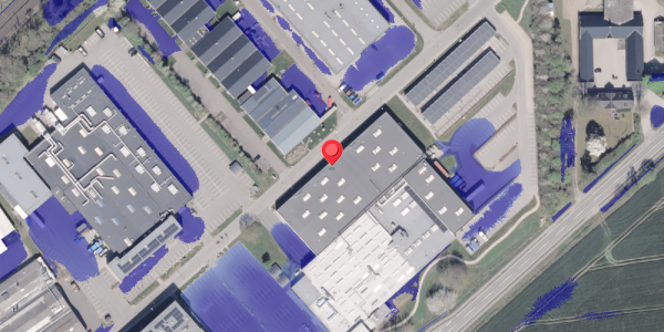 Ekstrem regn på Industrivej 28, 8660 Skanderborg