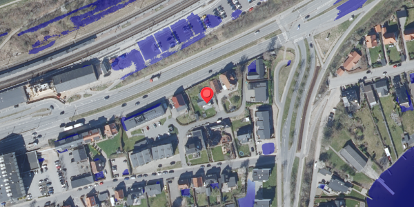 Ekstrem regn på Regnbuevænget 9, 8660 Skanderborg