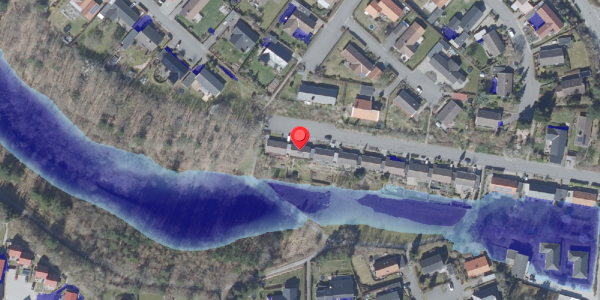 Ekstrem regn på Slugten 21, 8660 Skanderborg