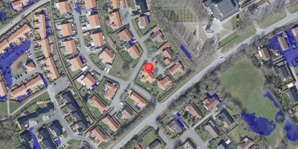 Ekstrem regn på Thanesvej 2, 8660 Skanderborg