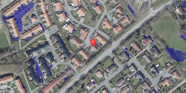 Ekstrem regn på Thanesvej 3, 8660 Skanderborg