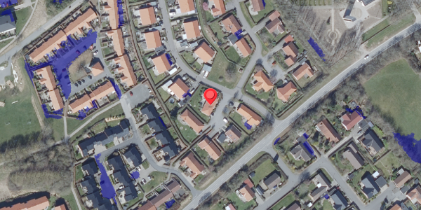 Ekstrem regn på Thanesvej 9, 8660 Skanderborg