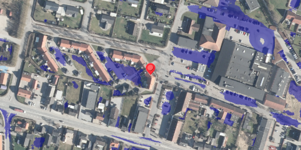 Ekstrem regn på Centervej 29, 8963 Auning