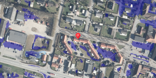 Ekstrem regn på Centervej 79, 8963 Auning