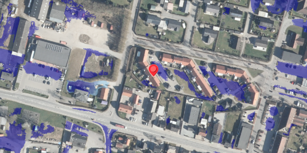 Ekstrem regn på Centervej 85, 8963 Auning