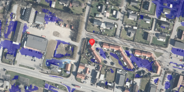 Ekstrem regn på Centervej 93, 8963 Auning