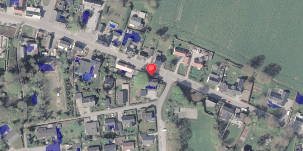 Ekstrem regn på Hovedgaden 21, 8963 Auning