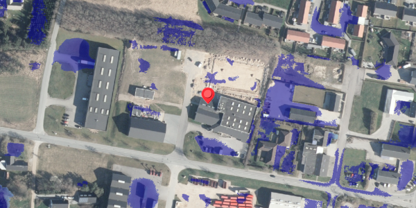 Ekstrem regn på Industrivej 18, 8963 Auning