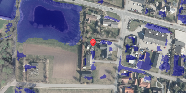 Ekstrem regn på Industrivej 115, 8963 Auning
