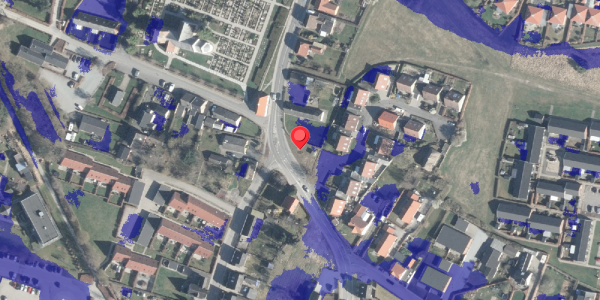 Ekstrem regn på Juelsgade 1, 8963 Auning