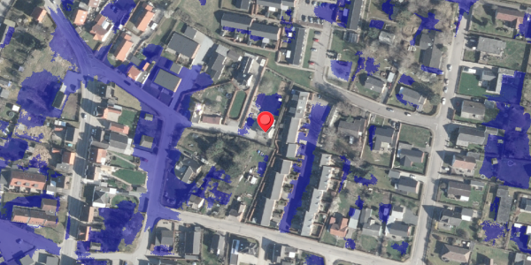 Ekstrem regn på Juelsgade 21, 8963 Auning