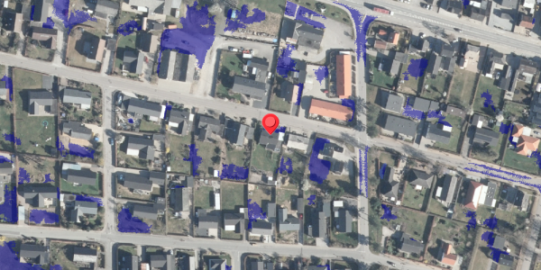 Ekstrem regn på Mortensensvej 21, 8963 Auning
