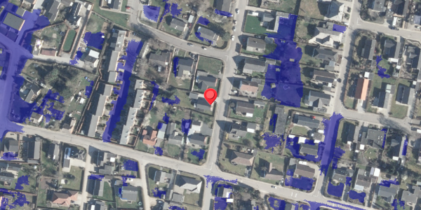 Ekstrem regn på Rolighedsvej 7, 8963 Auning